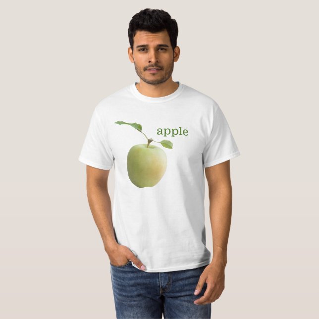 Camiseta Manzana verde (Anverso completo)
