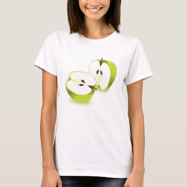 Camiseta Manzana verde (Anverso)