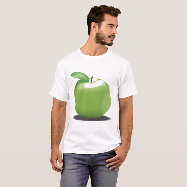 Camiseta Manzana Verde (Anverso completo)