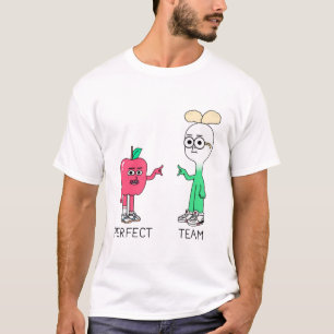 Camiseta manzana y cebolla