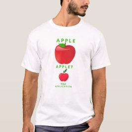 Camiseta Manzana y pequeña aplicación Applet