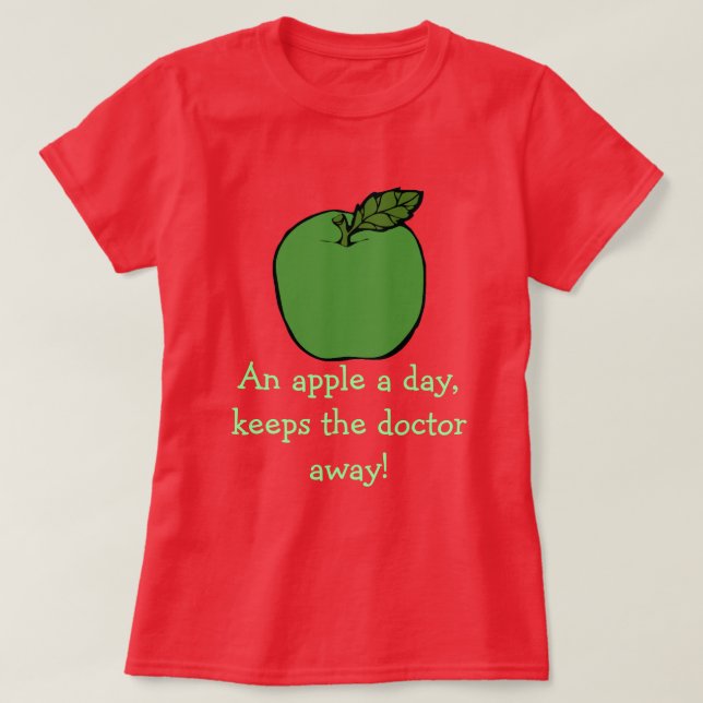 Camiseta Manzanas (Diseño del anverso)
