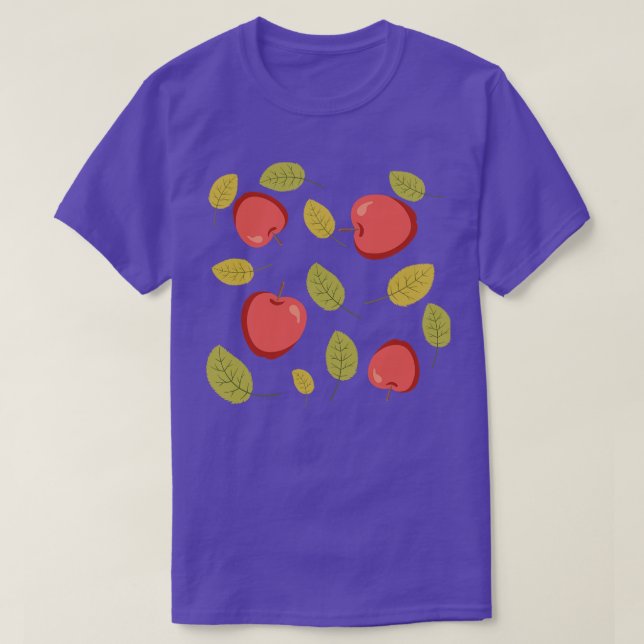 Camiseta Manzanas caídas (Diseño del anverso)