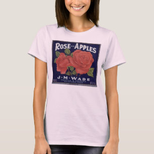 Camiseta Manzanas color de rosa de la marca