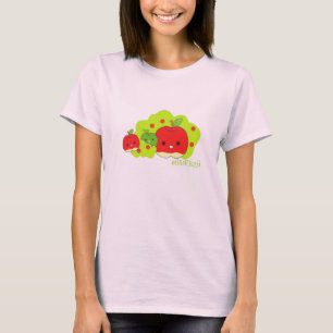 Camiseta manzanas cortas