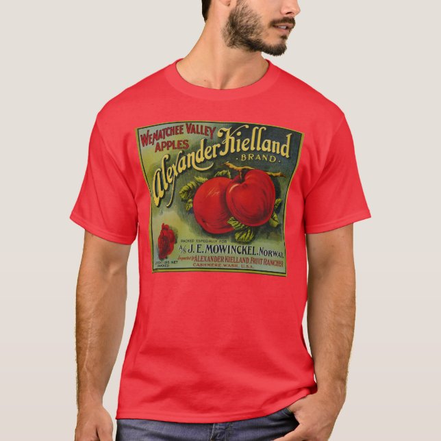 Camiseta Manzanas de Alexander Keilland (Anverso)