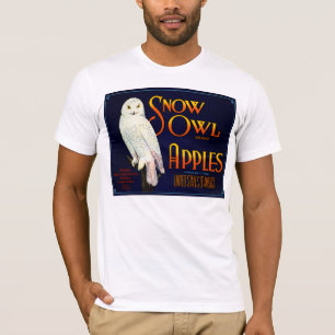 Camiseta Manzanas de búho de nieve