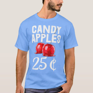 Camiseta Manzanas de caramelo 25 céntimos mujeres de postre