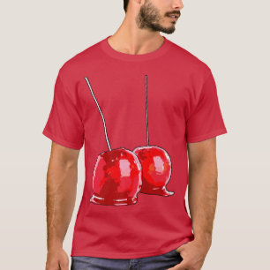 Camiseta Manzanas de caramelo 25 céntimos Mujeres de postre