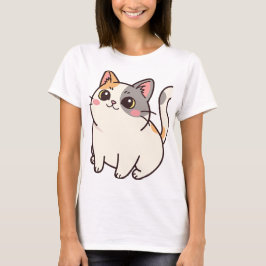 Camiseta Manzanas de gato de cualidad y adorable