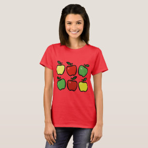 Camiseta Manzanas Divertidas