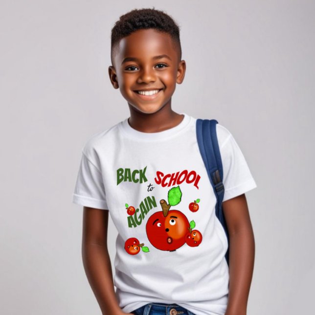 Camiseta Manzanas divertidas de vuelta a la escuela (Subido por el creador)