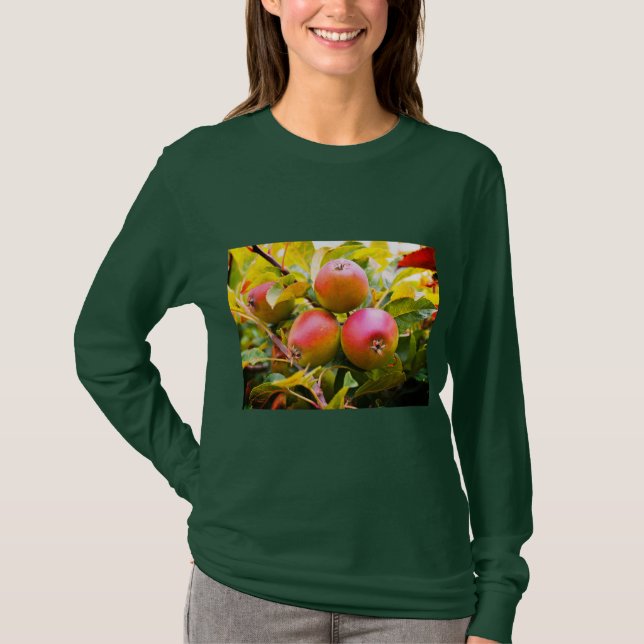 Camiseta Manzanas en el árbol (Anverso)