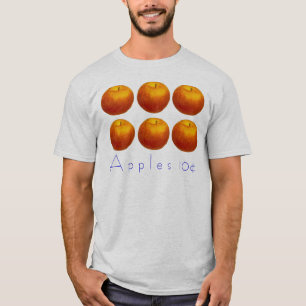 Camiseta manzanas NOTA, A p p l e s 10¢