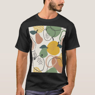 Camiseta Manzanas: Patrón Vintage.