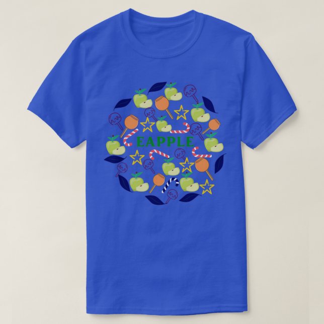 Camiseta Manzanas verdes de manzana (Diseño del anverso)