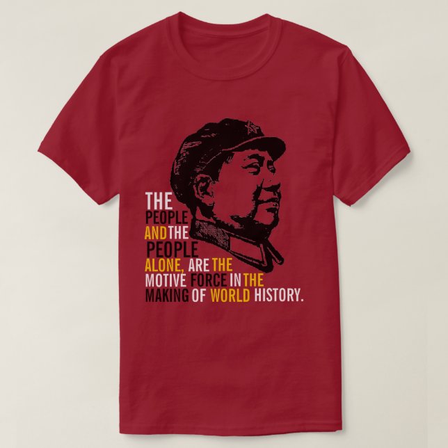 CAMISETA MAO ZEDONG (Diseño del anverso)