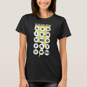 Camiseta Maorí Alphabet Learning Te Reo