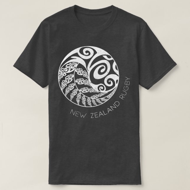 Camiseta Maorí de Rugby de Nueva Zelanda inspiró Kiwi Silve (Diseño del anverso)