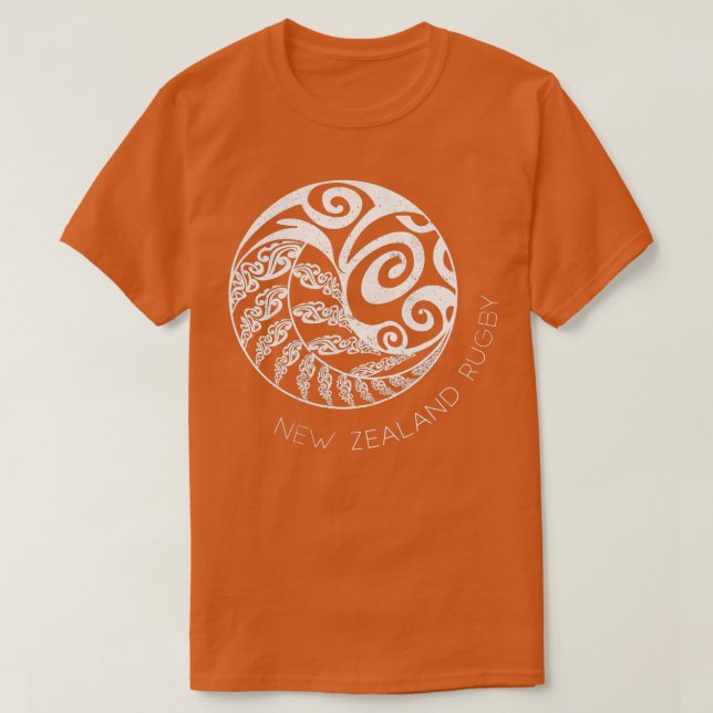 Camiseta Maorí de Rugby de Nueva Zelanda inspiró Kiwi Silve (Diseño del anverso)