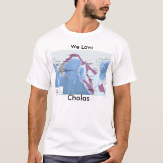 Camiseta map_new, amamos, Cholas, tamils