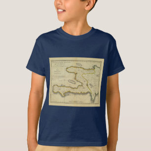 Camiseta Mapa 1814 de Haití de Mathew Carey