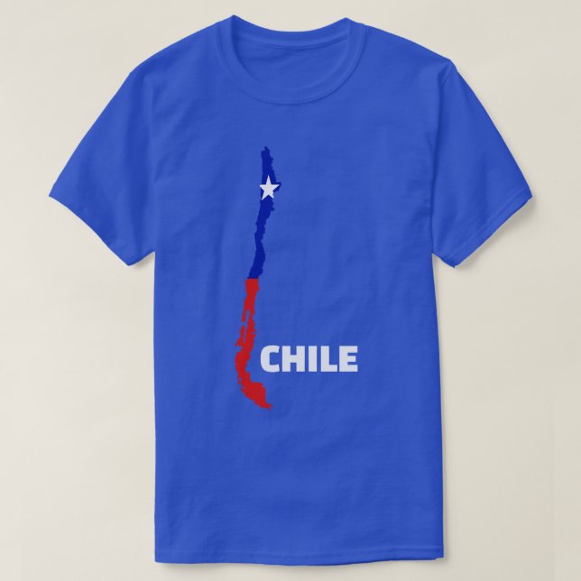 Camiseta Mapa 1 de Chile (Diseño del anverso)