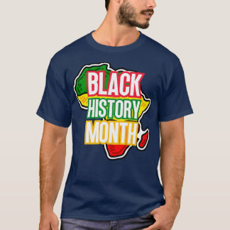 Camiseta Mapa 1 del mes de la historia negra