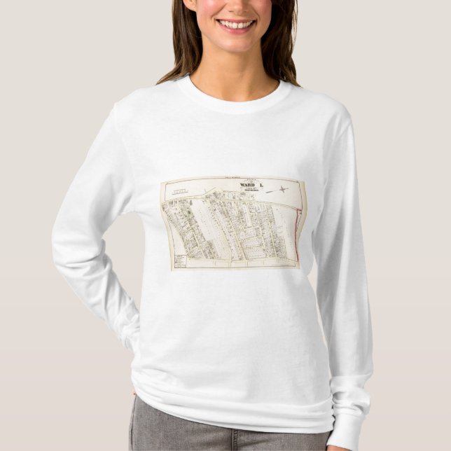 Camiseta Mapa 2 de Providence Rhode Island (Anverso)