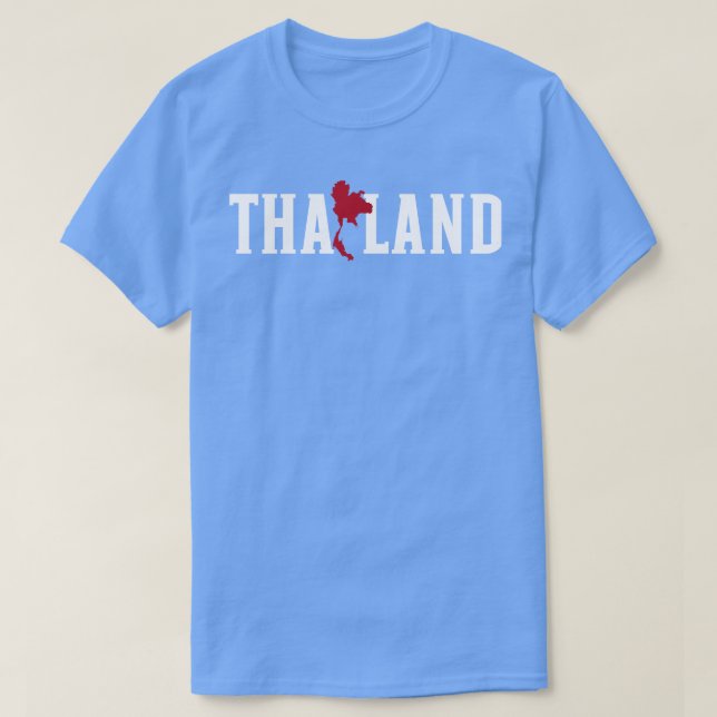 Camiseta Mapa 3 de Tailandia (Diseño del anverso)
