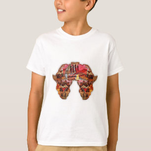 Camiseta Mapa africano: Celebrando la temporada con la cult