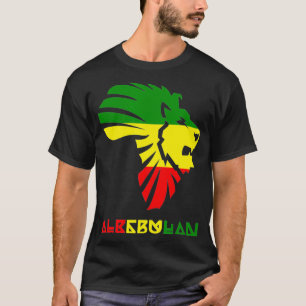 Camiseta Mapa africano del orgulloso león africano de Alkeb