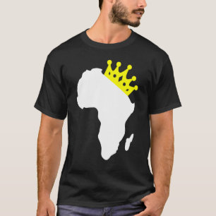 Camiseta Mapa africano reina orgullo negro Melanin 2020