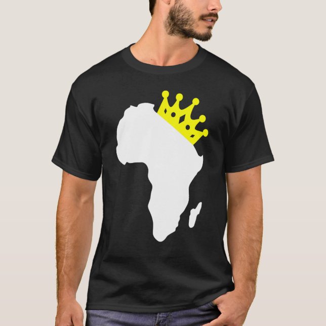 Camiseta Mapa africano reina orgullo negro Melanin 2020 (Anverso)