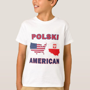 Camiseta Mapa americano de Polski