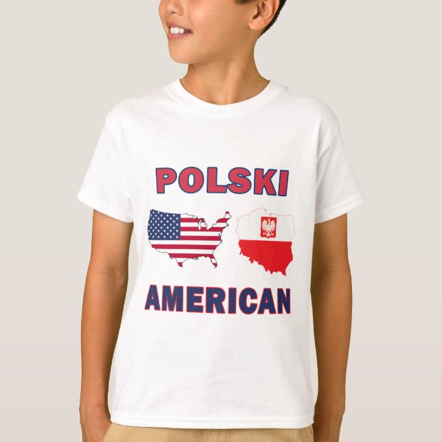 Camiseta Mapa americano de Polski (Anverso)
