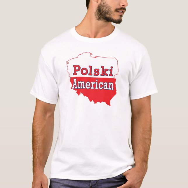 Camiseta Mapa americano de Polski (Anverso)