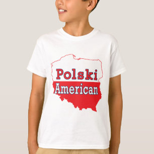 Camiseta Mapa americano de Polski