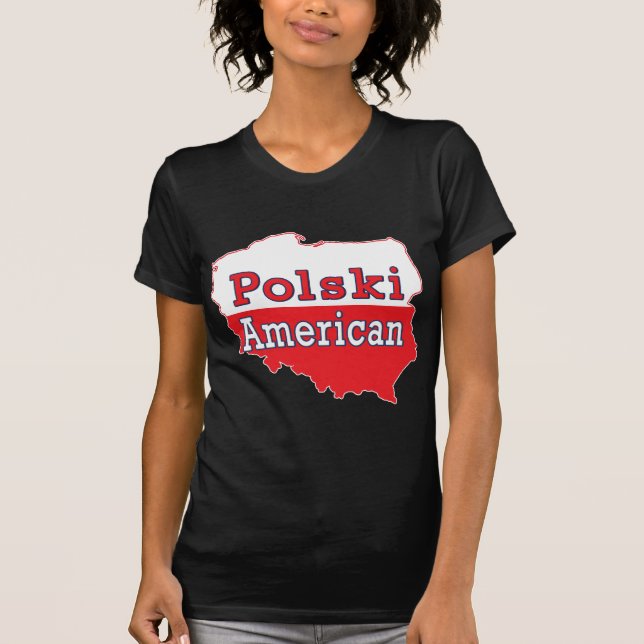 Camiseta Mapa americano de Polski (Anverso)