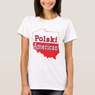Camiseta Mapa americano de Polski