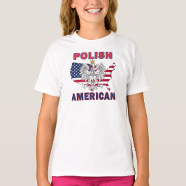 Camiseta Mapa americano polaco