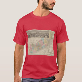 Camiseta Mapa Antiguo de California 1860