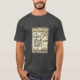Camiseta Mapa antiguo de Lemnos (Isla de Stalimene)