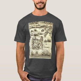 Camiseta Mapa antiguo de Lemnos (Isla de Stalimene)