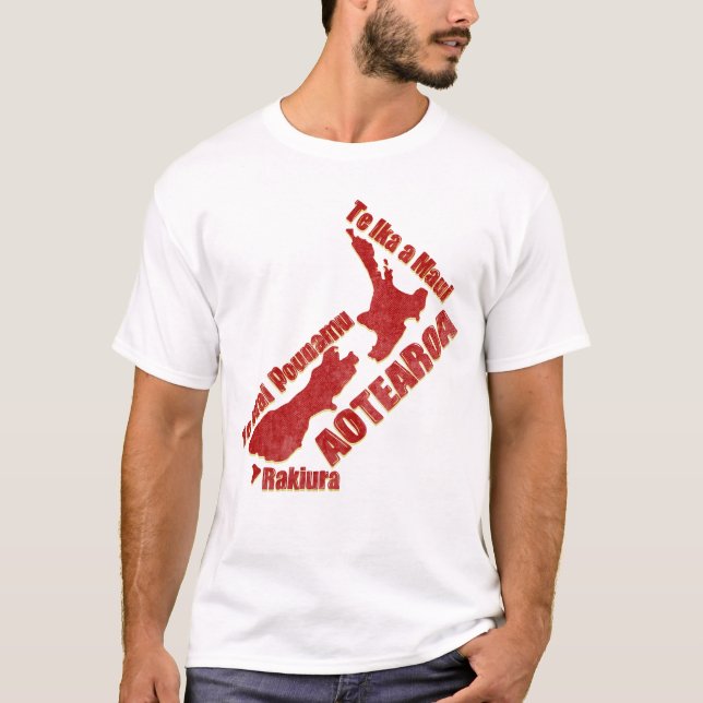 CAMISETA MAPA AOTEAROA NZ (Anverso)