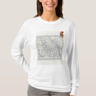 Camiseta Mapa auto 2 de los rastros del funcionario 1925 de