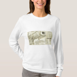 Camiseta Mapa Boston y ferrocarril 2 de Maine