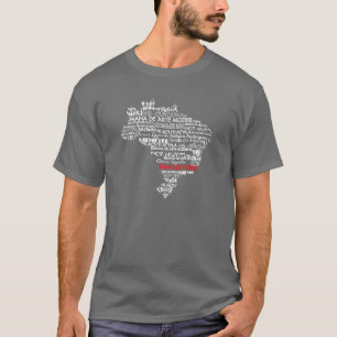 Camiseta Mapa brasileño del &Culture de los artistas