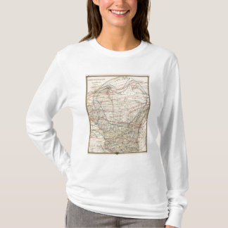 Camiseta Mapa climatológico de Wisconsin