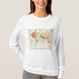 Camiseta Mapa colonial del atlas de Handels